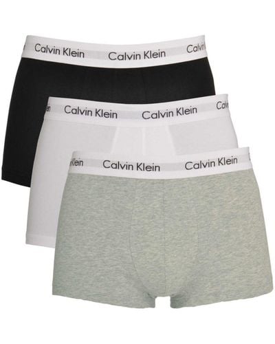 Calvin Klein Pack-3 Retro Boxer - Grijs