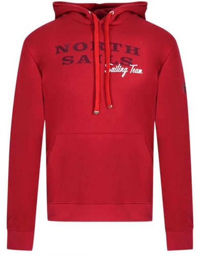 North Sails Sailing Team Hoodie Cotton - Red