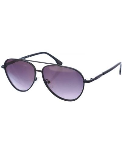 Karl Lagerfeld Kl344S Aviator Metal Sunglasses - Purple