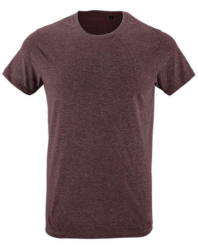 Sol's Regent Slim Fit Short Sleeve T-shirt - Purple
