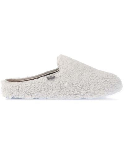 Scholl S Maddy Faux Fur Mule Slippers - White