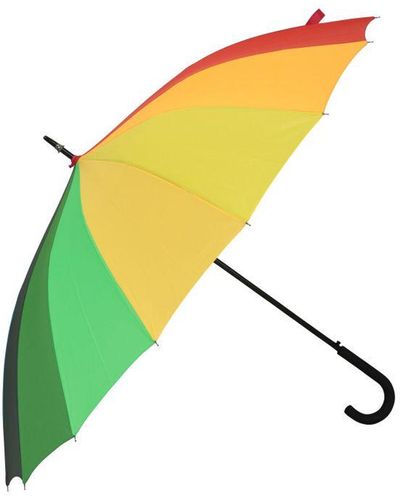 Mountain Warehouse Rainbow Stick Umbrella - Yellow