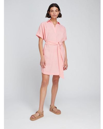 OMNES Diantha Shirt Dress - Pink