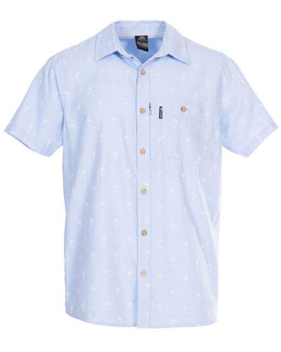 Trespass Slapton Palm Shirt (lichtblauw)