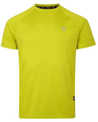 Dare 2b Versnellen Lichtgewicht T-shirt (groene Algen) - Geel