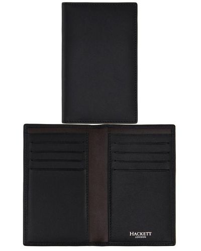 Hackett Leather Card Holder - Black