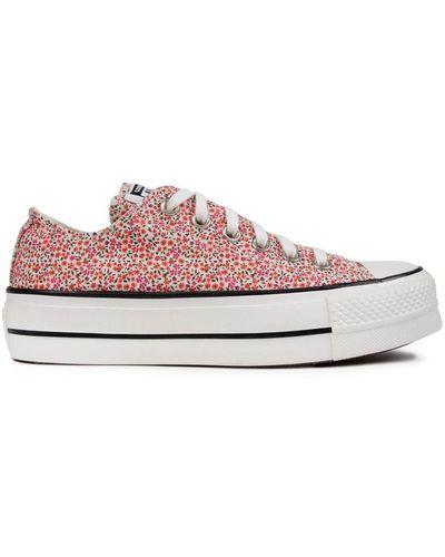 Converse All Star Lift Ox Trainers - Pink