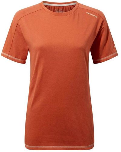 Craghoppers Dynamic T-shirt (warme Gember) - Oranje