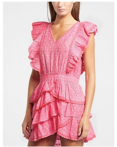LoveShackFancy Womenss Love Shack Fancy Corelli Dress - Pink
