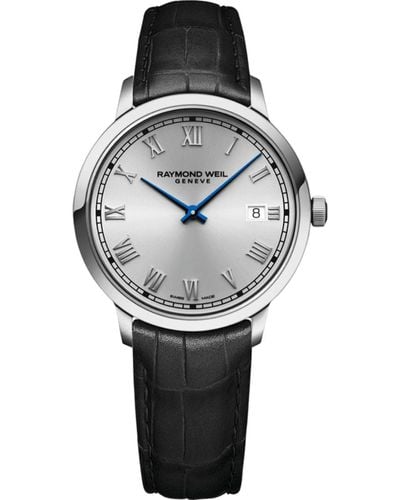 Raymond Weil Toccata Watch 5485-Stc-00658 Leather (Archived) - Grey