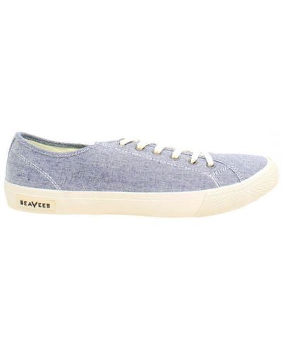 Seavees Legend Chambray Shoes Canvas (Archived) - Blue