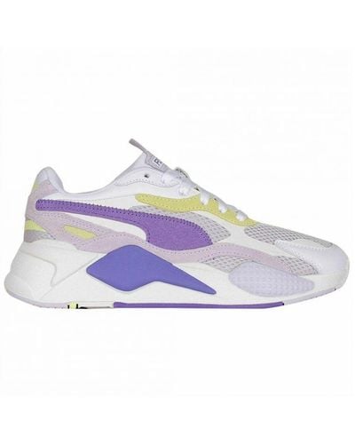 PUMA Rs-X3 Mesh Pop Lace-Up Synthetic Trainers 372117 02 - Purple