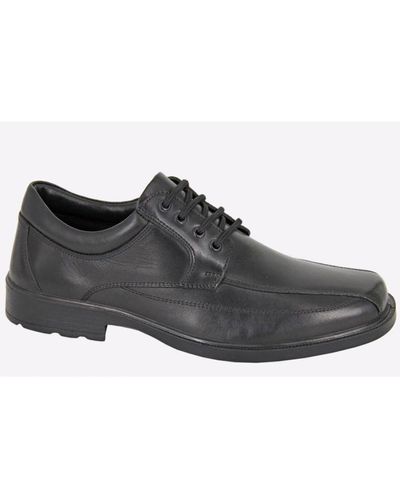 Roamers Eustis Leather Waterproof Shoes - Black