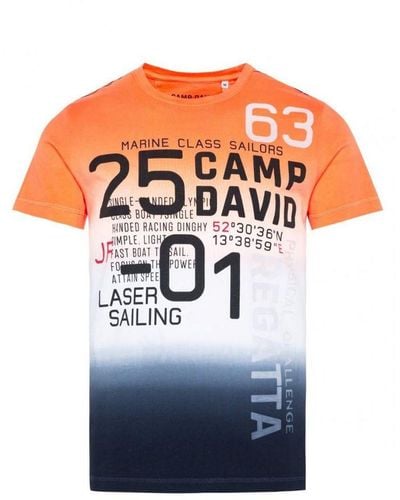 Camp David T-shirt - Roze
