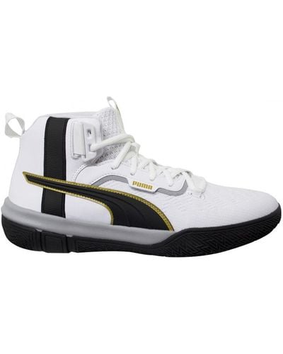 PUMA Legacy 68 Lace Up Basketball Trainers 193512 01 - White
