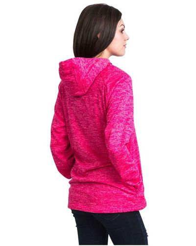 Trespass Dames Stumble Fleece Vest Met Capuchon (roze)