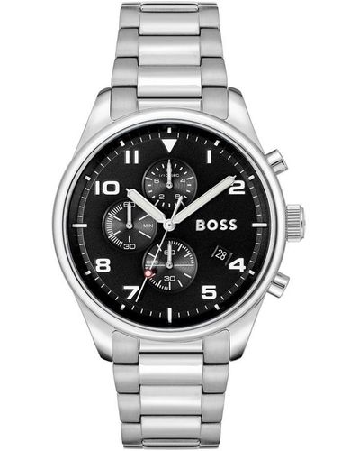 BOSS View Watch 1514008 Stainless Steel (Archived) - Metallic