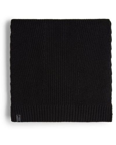 Ted Baker Platet Knitted Scarf - Black