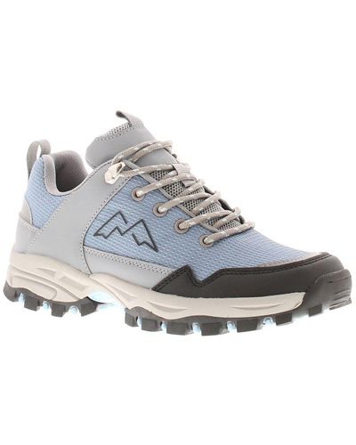 X-hiking Walking Boots Ontario Lace Up - Blue