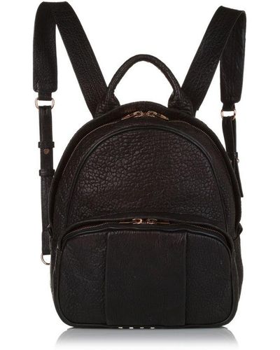 Alexander Wang Vintage Dumbo Leather Backpack Black Calf Leather