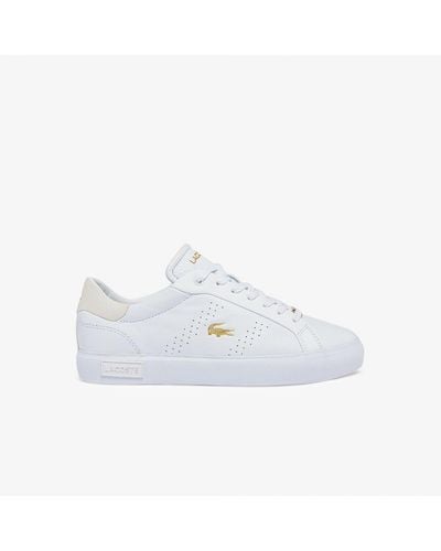 Lacoste Womenss Powercourt 2.0 Trainers - White