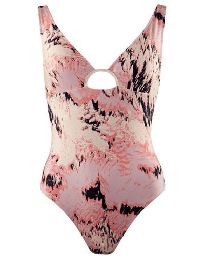 GYMSHARK Strappy Back Light Swimsuit - Pink