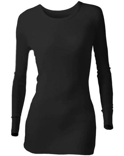 Heat Holders Ladies Long Sleeve Thermal Underwear - Black