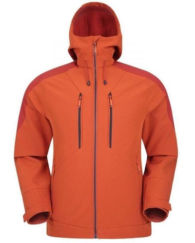 Mountain Warehouse Radius Recycled Soft Shell Jacket () - Orange