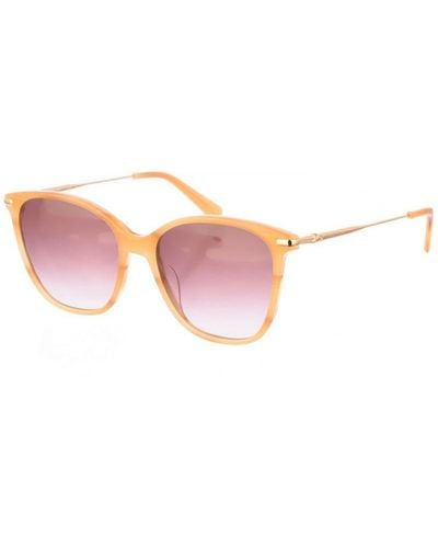 Longchamp Lo660S Butterfly Shaped Acetate Sunglasses - Pink