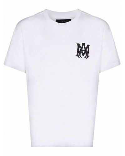 Amiri Ma Core-logo Bedrukt T-shirt In Wit