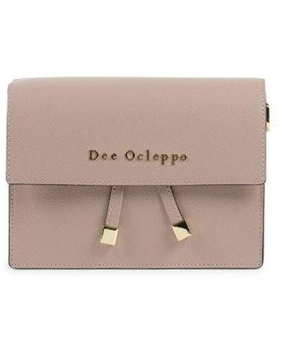 Dee Ocleppo Pisa Shoulder Bag - Pink Leather - Natural