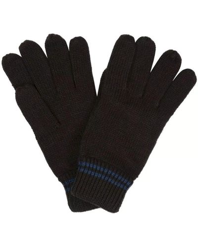 Regatta Balton Iii Gebreide Handschoenen (marine) - Zwart