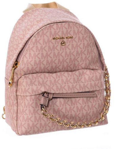 Michael Kors Slater 30t0g04b0b Small Backpack - Pink