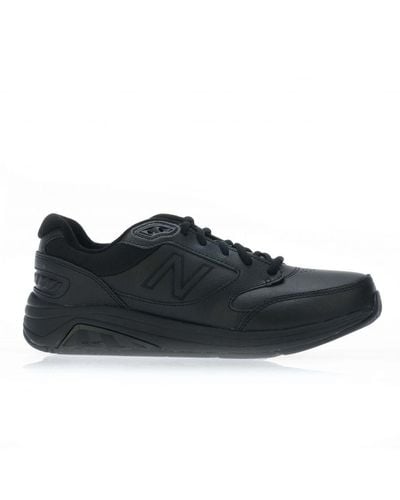 New Balance 928V5 Walking Shoes D Width - Black