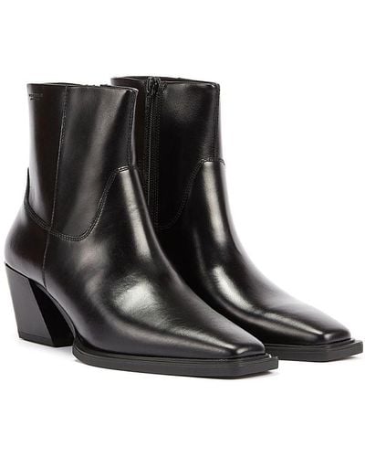 Vagabond black shop booties