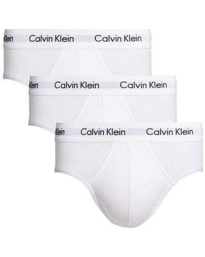 Calvin Klein 3p Hip Brief Brief - Wit