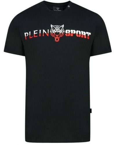 Philipp Plein Bold Split Logo Black T-shirt Cotton