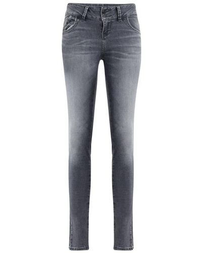 LTB Jeans Molly M Grey Fall Undamaged Wash - Blauw