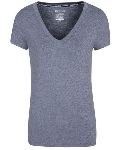 Mountain Warehouse Vitaliteit V Hals T-shirt (marine) - Blauw