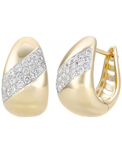 DIAMANT L'ÉTERNEL 9Ct Earrings With 0.5Ct Diamond - Natural