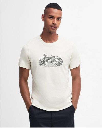 Barbour Colgrove Motor Tailored T-Shirt - White