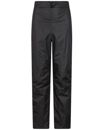 Mountain Warehouse Spray Waterproof Regular Trousers - Black