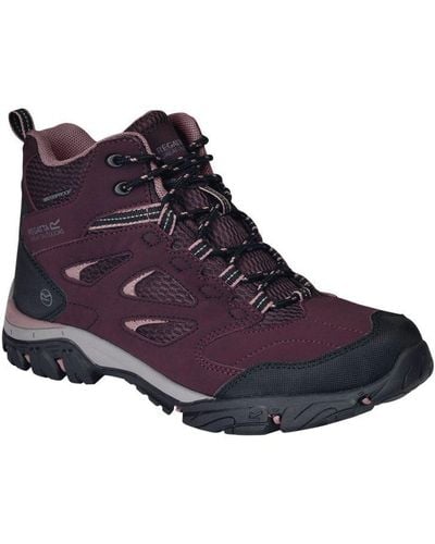 Regatta Holcombe Iep Mid Hiking Boots (donker Bordeaux/zwart) - Paars