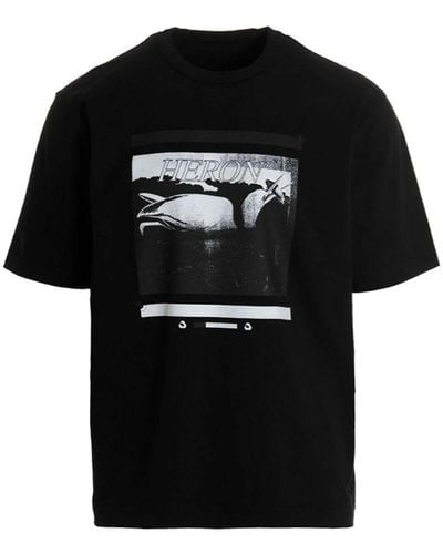 Heron Preston Misprint Heron T-shirt In Zwart