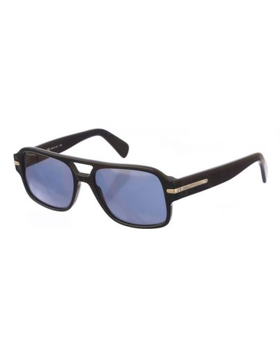 Ferragamo Square Shaped Acetate Sunglasses Sf1038S - Blue
