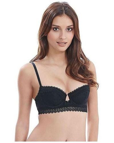 Wacoal 122003 Sensuality Underwired Padded 3/4 Cup Bra - Black