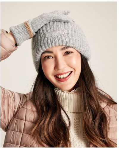 Joules Eloise Soft Oversized Beanie 222423 - Brown