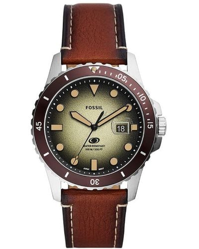 Fossil Watch Fs5961 Leather (Archived) - Brown