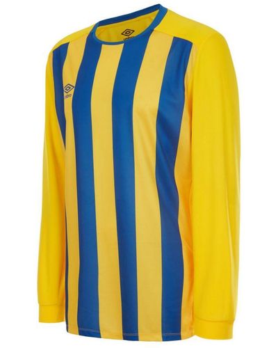 Umbro Milan Stripe Long-sleeved Jersey - Yellow