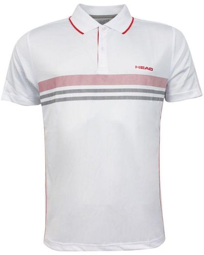 Head Club White Polo Shirt Textile